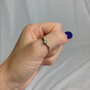 KENDRA SCOTT IRIDESCENT SPHERE RING